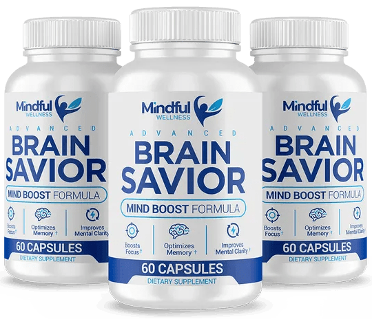 Brain Savior™ Advanced Mind Boost Formula — 3-Bottle 90-Day Supply
